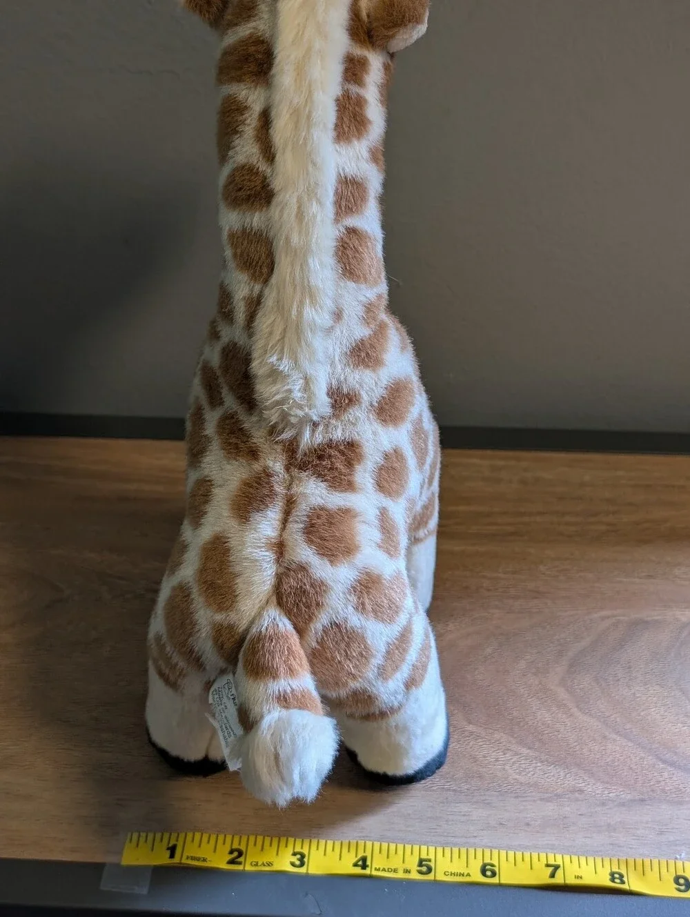 Fluff & Tuff Nelly Giraffe Durable Squeaker Medium Dog Toy 13